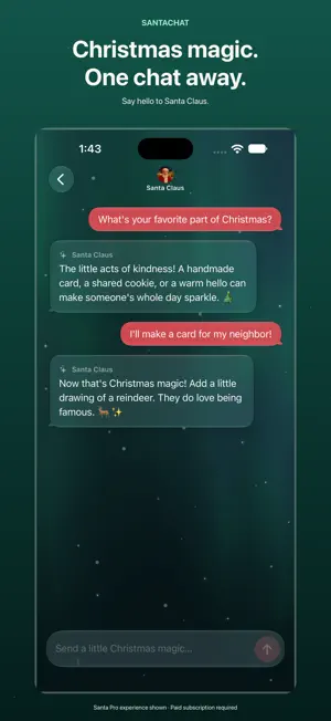 SantaChat - Chat With Santa screenshot 1