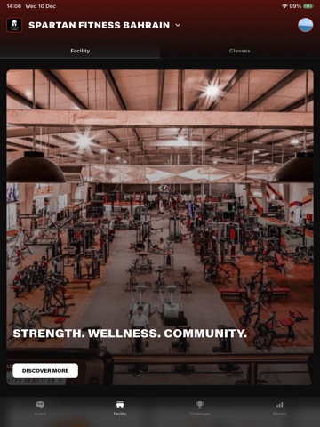 Spartan Fitness iPad screenshot