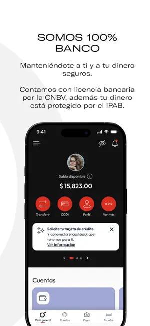 Openbank México screenshot 2