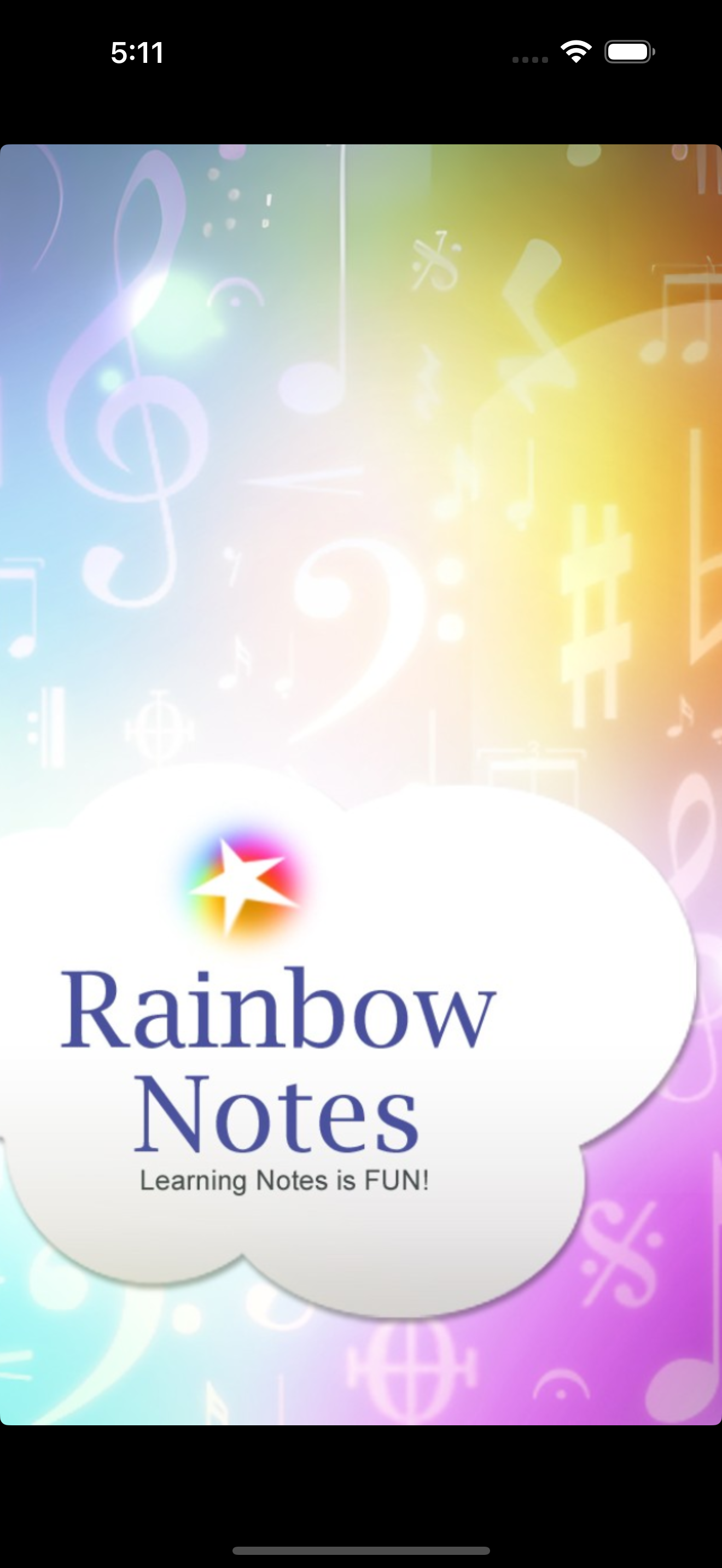 Rainbow Music Notes screenshot 10