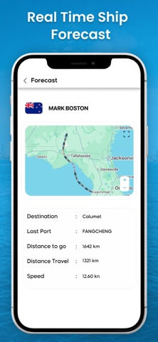 Live Marine : Ship Tracker iPhone screenshot