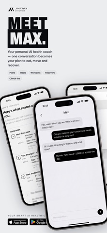 MAXIOM: Your AI SmartCoach iPhone screenshot