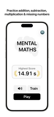 Mental Maths Training Screenshot 1 of 4