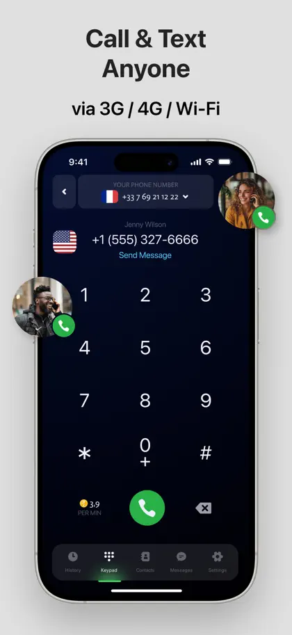 Screenshot 4 di 5 di eSIM Plus: Second Phone Number