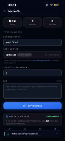 WASHB Pro screenshot