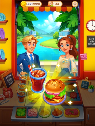 Cooking Drive: Food Truck Game iPad screenshot