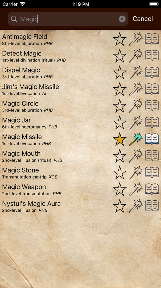 #8. D&D Spellbook 5e (iOS) 由: Jonathan Carifio