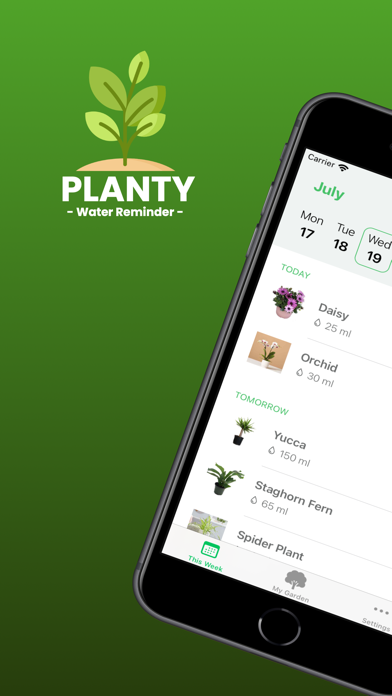 Planty: Water plant Screenshot