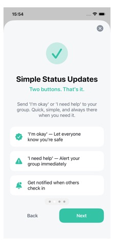 OKAY. Status & Check-In screenshot