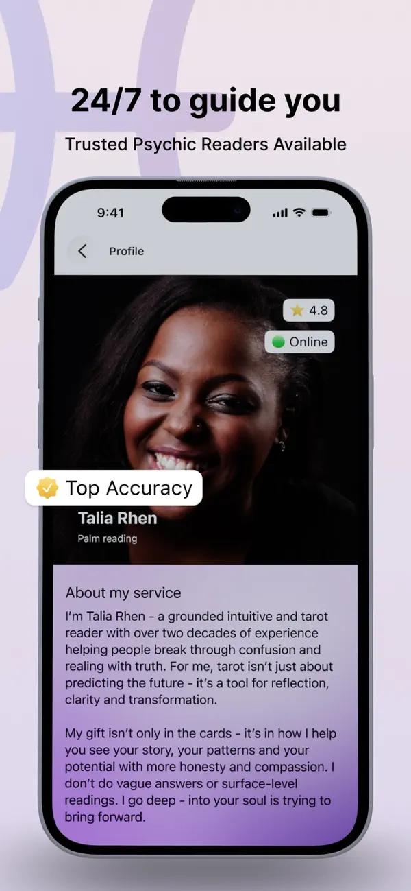 Screenshot #2 pour Love Psychic Reading Chat