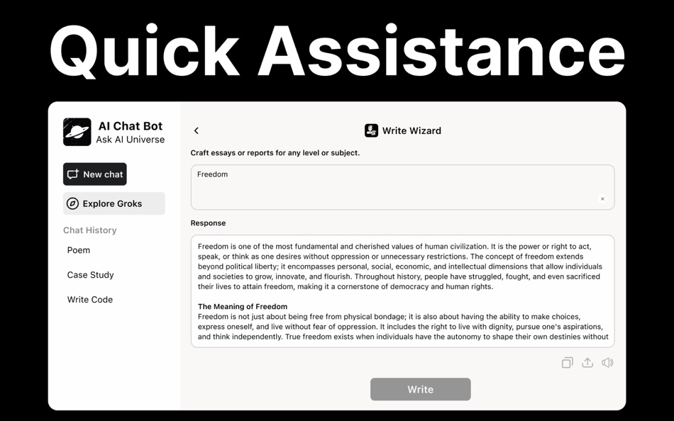 #10. AI Chat Bot : Ask AI Universe (macOS) 由: Azam Sarwar