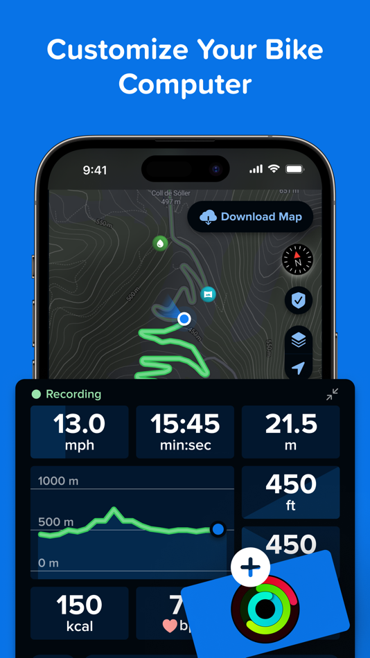 #9. Bikemap: Bicycle Tracker & GPS (iOS) 由: Bikemap GmbH