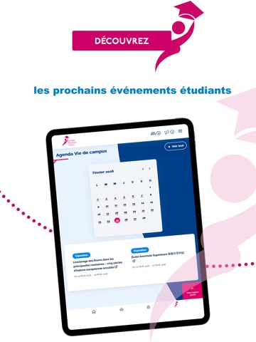 Portail étudiant Inalco iPad screenshot 1