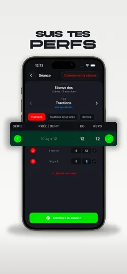 Capture d'écran de Bulky - Programme Tes Séances sur iPhone 1