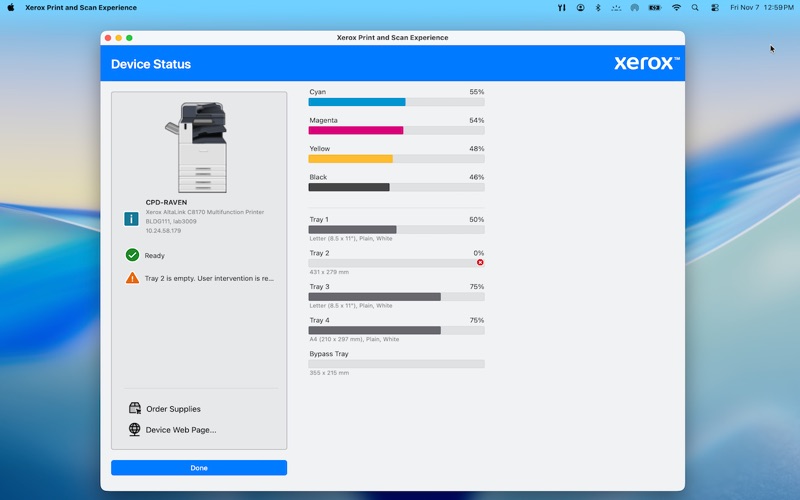 Xerox Print & Scan Experience app screenshot 3