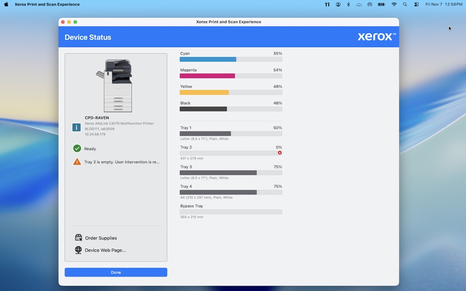 #3. Xerox Print & Scan Experience (macOS) Ved: Xerox Corporation