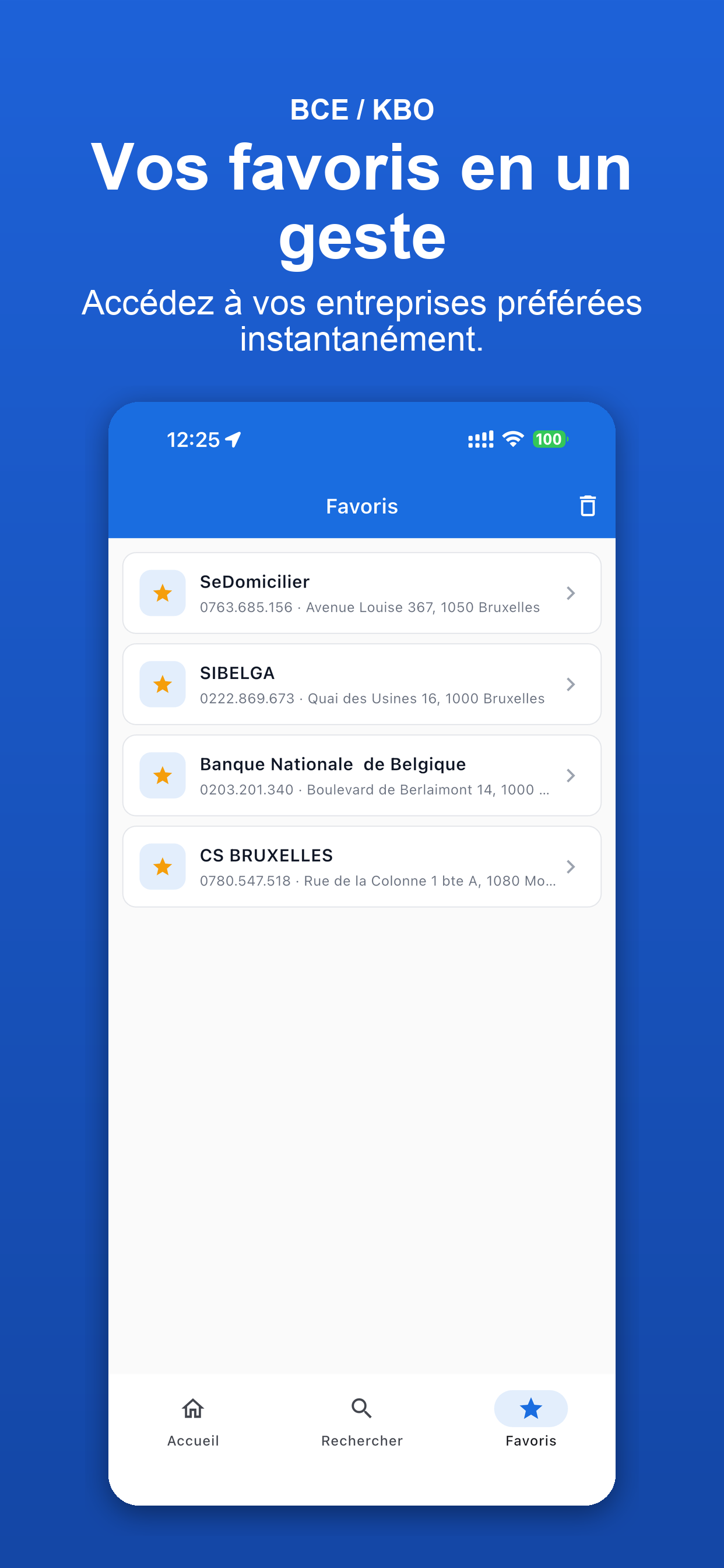 Company Belgium BCE
