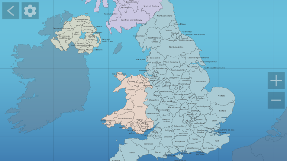 #1. UK Map Quiz (Qbis Studio) (iOS) 由: Konrad Kubis