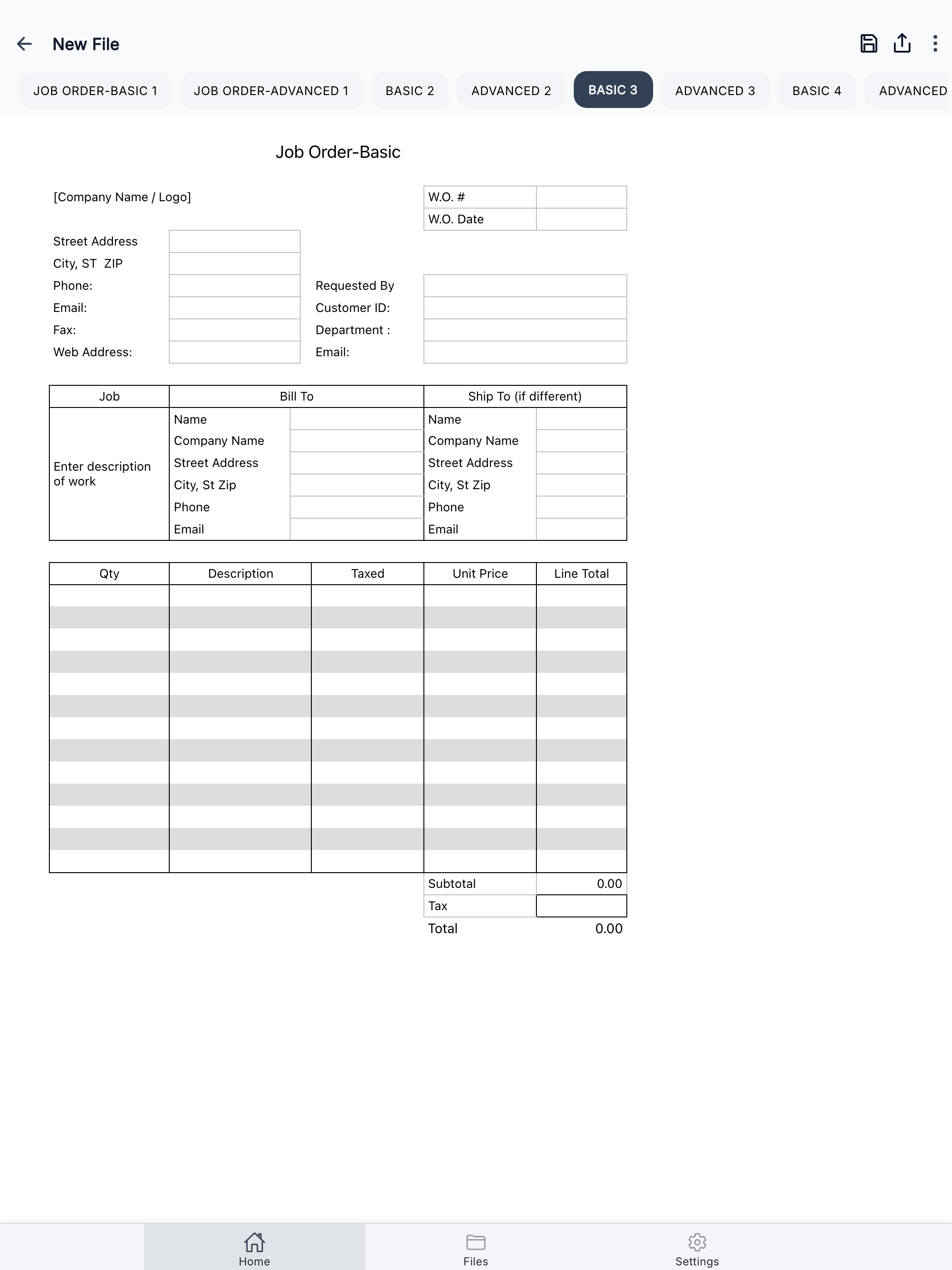Job Order screenshot 12