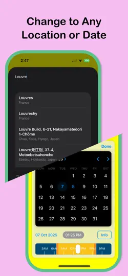 Скриншот SolarApp: Отслеживание солнца на iPhone 5