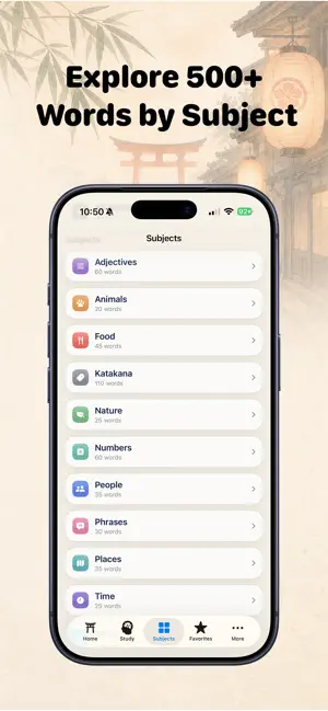Learn Japanese - Study Cards screenshot 3