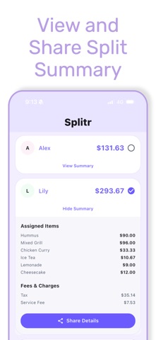 Splitr: Split Bills with OCR Screenshot 8 of 8
