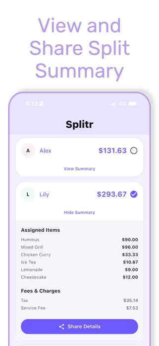 Splitr: Split Bills with OCR Screenshot 8 of 8