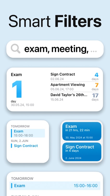 Countdown Widget - Deadlines