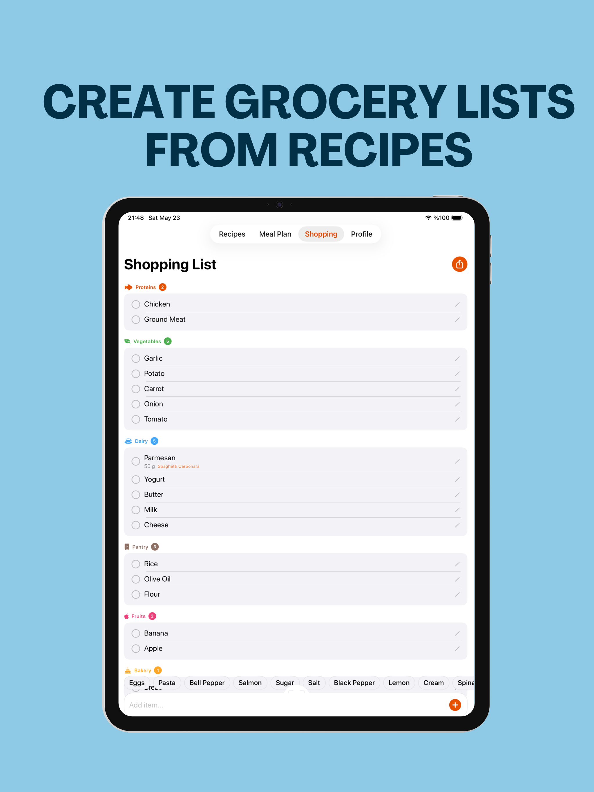 Drop Recipe: Save & Plan Meals screenshot 13