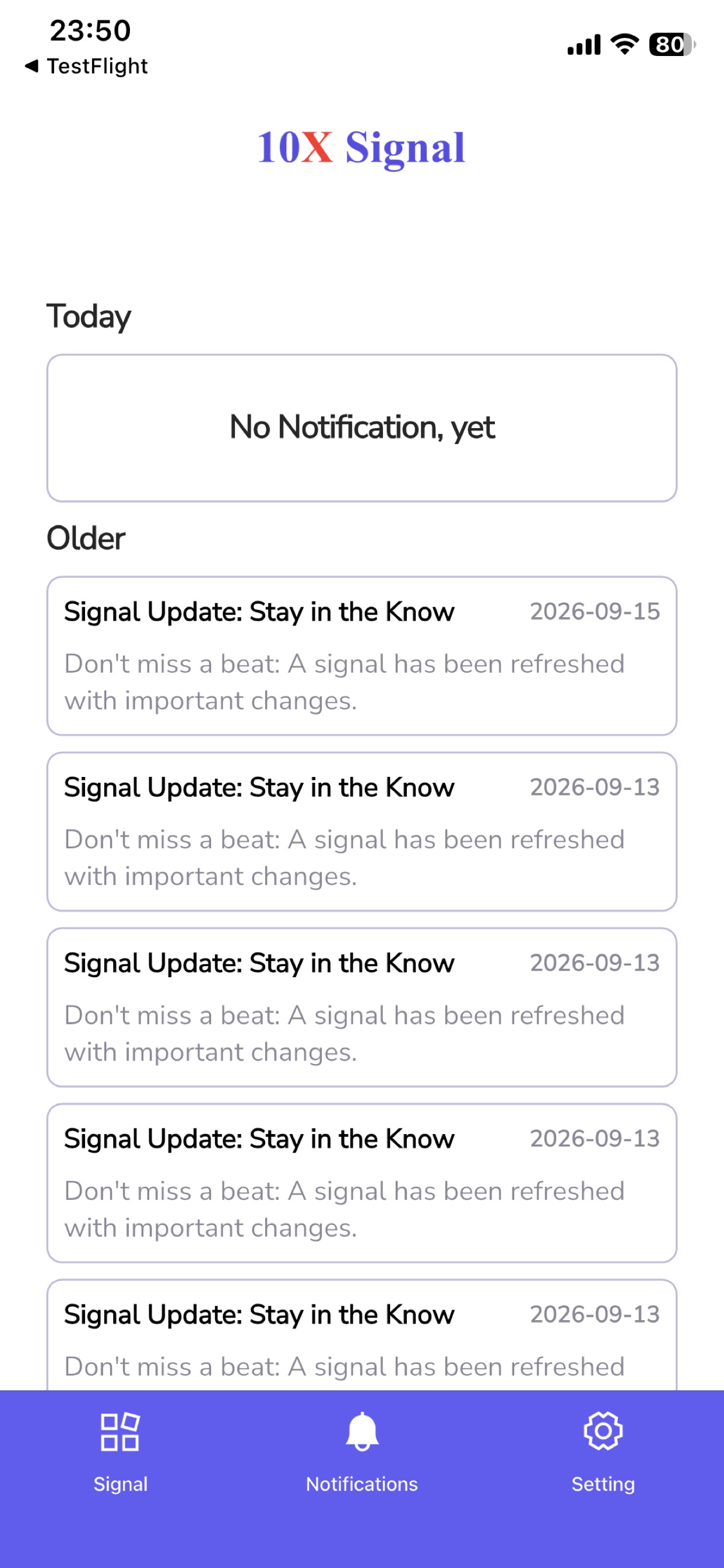 Screenshot 5 of 10xSignals: Stocks & Crypto
