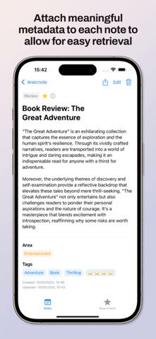 Anecnote screenshot