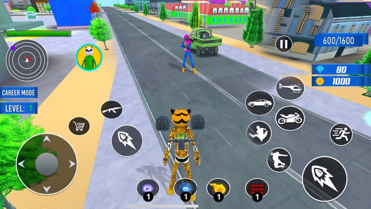 Rope Hero Game spider 3d screenshot-6