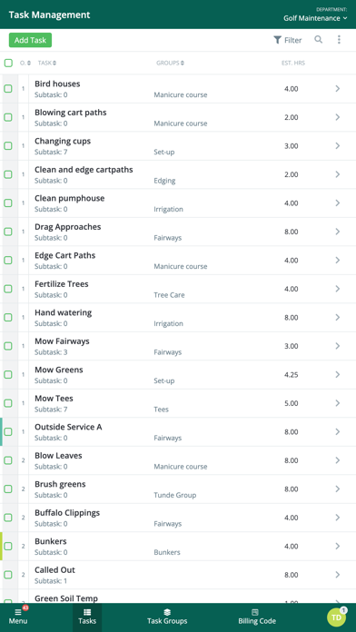 ASB taskTracker iPhone screenshot 9 - Sports app