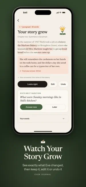 Ever Journal: AI Biographer screenshot 3