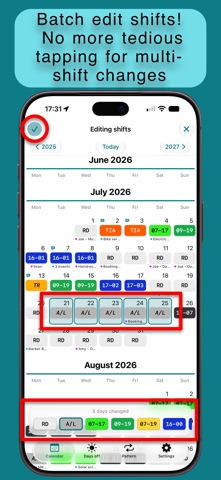 Freedays - Shift Calendar screenshot 6