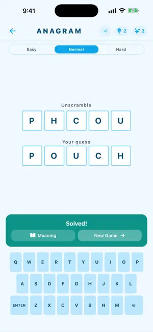 CLUES Wordgame screenshot 1