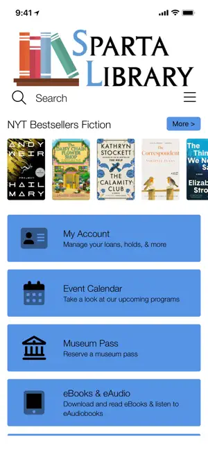 Sparta Library screenshot 1