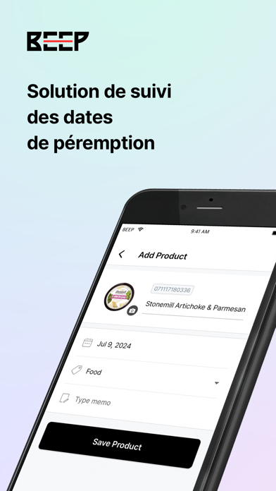 Screenshot #1 pour Beep - Expiry Date Tracking