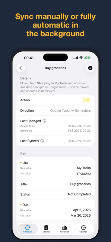 gtsync: Sync Tasks & Reminders screenshot 2 of 7