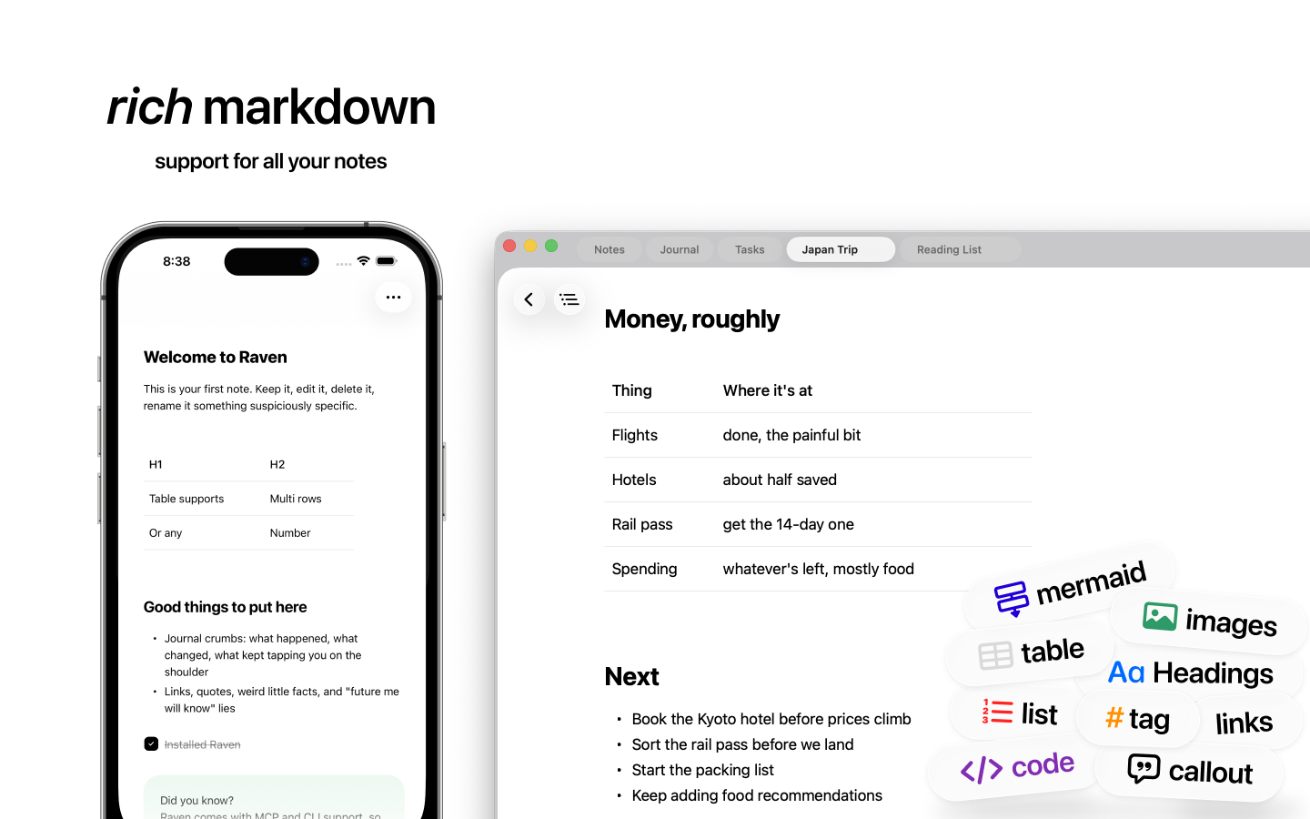 Raven - Markdown Notes screenshot 15