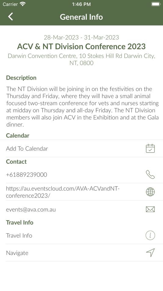 #3. AVA Events (iOS) 由: The Australian Veterinary Association Ltd