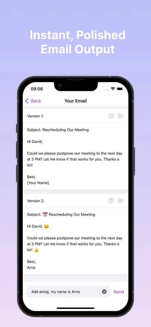Screenshot #3 pour Email AI Assistant