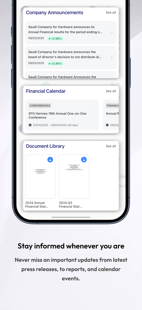SACO Investors Relations screenshot 4
