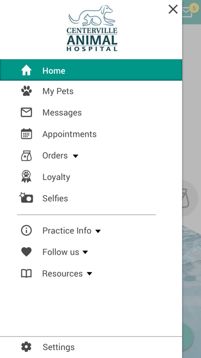 Centerville Animal Hospital Screenshot