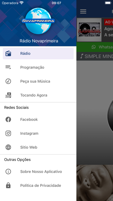 Rádio Novaprimeira Screenshot