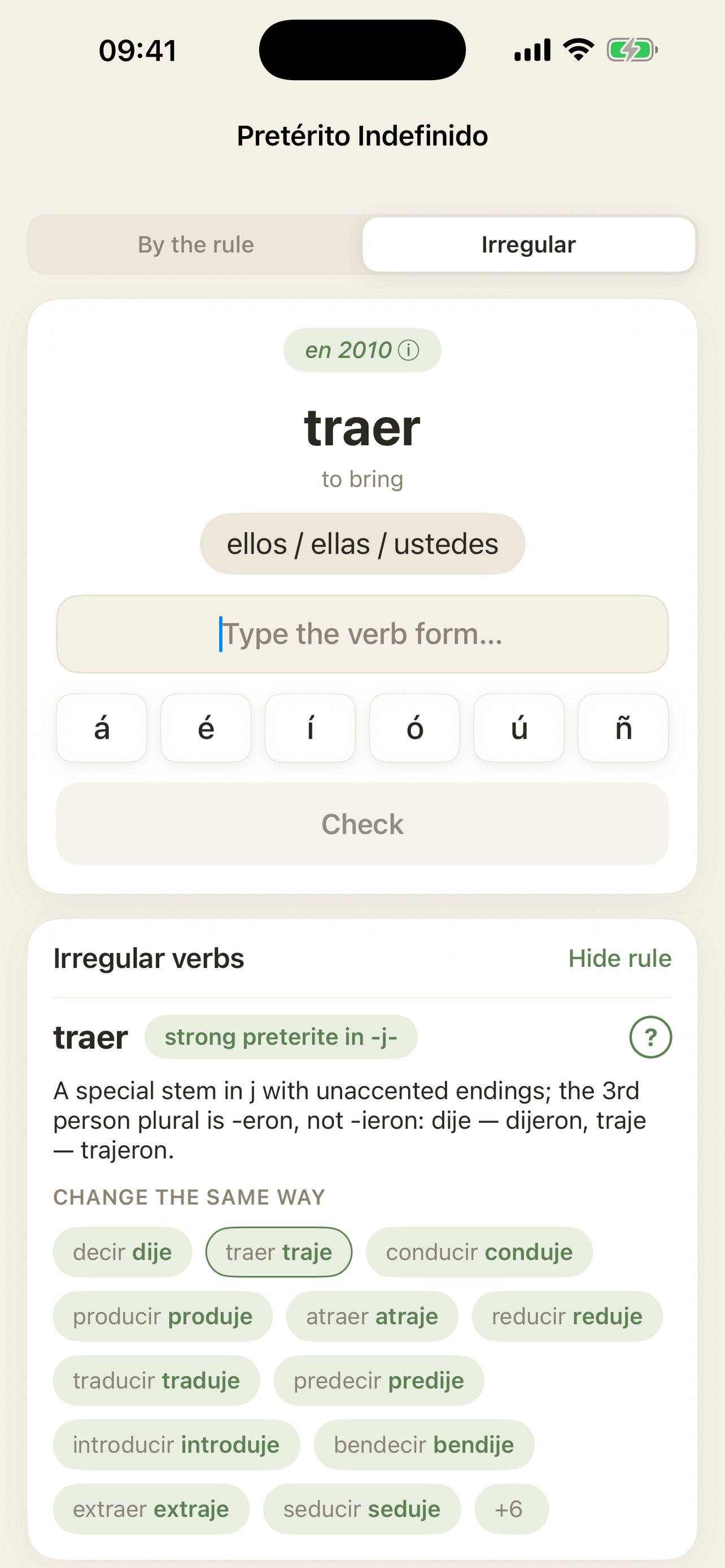 Tiempos — Spanish Verbs screenshot 3