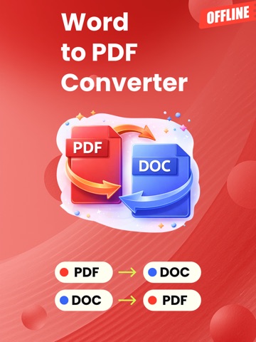 PDF to Word Converter & Docx iPad screenshot
