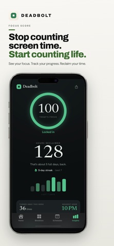 Deadbolt: Screen Time Blocker Screenshot 6 of 8
