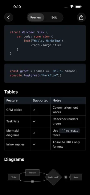 Markflow — Markdown Reader screenshot 3
