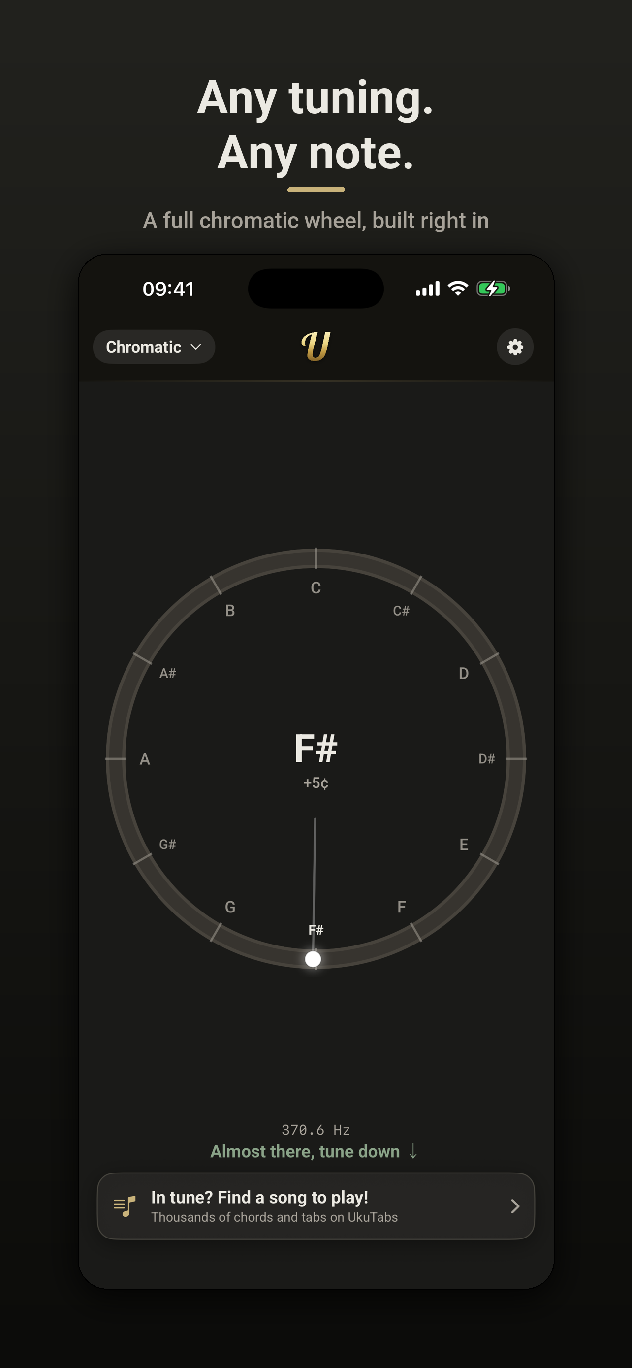 UkuTabs Ukulele Tuner screenshot 5